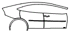 2024 Toyota Prius Door and Rear Fender Kit - PPF
