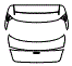 2025 Porsche Taycan  Turbo Trunk Lid Kit - PPF