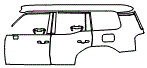 2024 Toyota Land Cruiser First Edition Door and Rear Fender Kit - PPF