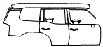 2025 Toyota Land Cruiser Door and Rear Fender Kit - PPF