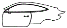 2025 Mercedes Benz CLE Coupe 300 4MATIC Base Door and Rear Fender Kit - PPF