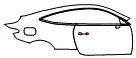 2025 Mercedes Benz CLE Coupe  Base Door and Rear Fender Kit - PPF