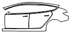 2024 Tesla Model 3 (New Generation) Long Range All-Wheel Drive Door and Rear Fender Kit - PPF