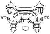 2024 Ferrari SF90 XX Stradale Rear Bumper Kit - PPF