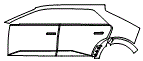 2025 Hyundai Ioniq 5 (US) Door and Rear Fender Kit - PPF