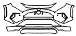 2022 Toyota RAV4 Bumper Kit - PPF