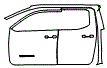 2024 Toyota Tacoma TRD Off-Road Door and A-Pillar Kit