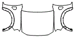 2025 Ford Ranger Full Hood and Fender Kit - PPF