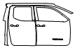 2025 Toyota Tacoma Door and A-Pillar Kit - PPF