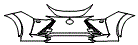 2025 Lexus RZ  Luxury Bumper Kit - PPF