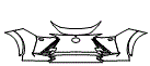 2025 Lexus RZ  Luxury Bumper Kit - PPF