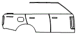 2024 Land Rover Range Rover Standard Wheelbase Autobiography Door and Rear Fender Kit