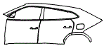 2025 Lamborghini Urus SE Hybrid Door and Rear Fender Kit