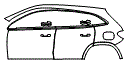2024 Mercedes Benz GLA SUV Door and Rear Fender Kit - PPF