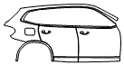 2020 BMW X3  M Sport Door and Rear Fender Kit - PPF