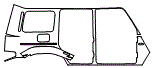 2025 Mercedes Benz G-Class SUV Rear Fender Kit - PPF