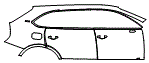 2025 Bentley Bentayga Door and Rear Fender Kit - PPF