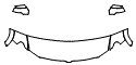 2025 Ram 1500  Laramie Hood, Fender and Mirror Kit