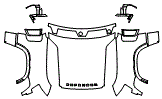 2023 Land Rover Defender  S Full Hood, Fender and Mirror Kit - PPF