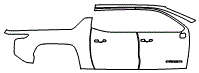 2025 Chevrolet Silverado EV Door and Rear Fender Kit - PPF