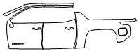 2024 Chevrolet Silverado EV Door and Rear Fender Kit - PPF