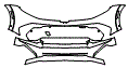 2024 Chevrolet Equinox EV 2RS Bumper Kit - PPF