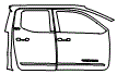 2025 Toyota Tacoma Door and A-Pillar Kit - PPF