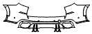2026 BMW X5 XDRIVE50E M SPORT Rear Bumper Kit