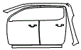 2024 Ford Ranger Door and A-Pillar Kit - PPF