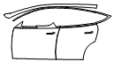 2024 Tesla Model Y Long Range Rear-Wheel Drive Door and Rear Fender Kit - PPF