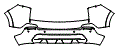 2024 Honda Prologue Rear Bumper Kit - PPF
