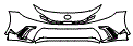 2025 Toyota Camry XSE Bumper Kit - PPF