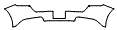 2024 Ferrari Purosangue Rear Bumper Kit - PPF