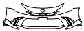 2025 Toyota Camry Bumper Kit - PPF