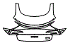 2024 Tesla Model 3 (New Generation) Performance All-Wheel Drive Trunk Lid Kit - PPF