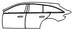 2025 Mercedes Benz E-Class Wagon E 450 4MATIC All-Terrain Door and Rear Fender Kit - PPF