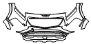 2025 Genesis GV80 2.5T STANDARD AWD Bumper Kit - PPF