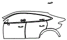 2025 Mercedes Benz GLC Coupe Door and Rear Fender Kit - PPF