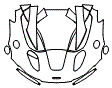2024 McLaren Artura Spider Trunk Lid Kit - PPF