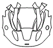 2024 McLaren Artura Trunk Lid Kit - PPF