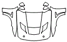 2024 Ford Mustang Full Hood, Fender and Mirror Kit - PPF