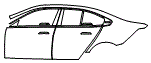 2025 BMW 5 Series M5 Sedan Door and Rear Fender Kit - PPF