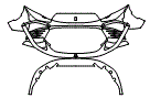 2024 Ferrari Daytona SP3 Bumper Kit - PPF