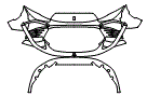 2023 Ferrari Daytona SP3 Bumper Kit - PPF