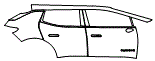 2025 Chevrolet Equinox EV Door and Rear Fender Kit - PPF