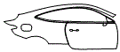 2025 Mercedes Benz CLE Coupe Door and Rear Fender Kit - PPF