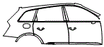 2025 Audi SQ7 Premium Plus Door and Rear Fender Kit - PPF