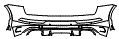2024 Audi SQ5 Rear Bumper Kit - PPF