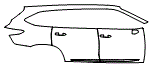 2021 Toyota Highlander Door and Rear Fender Kit - PPF