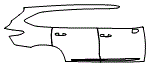 2020 Toyota Highlander Door and Rear Fender Kit - PPF